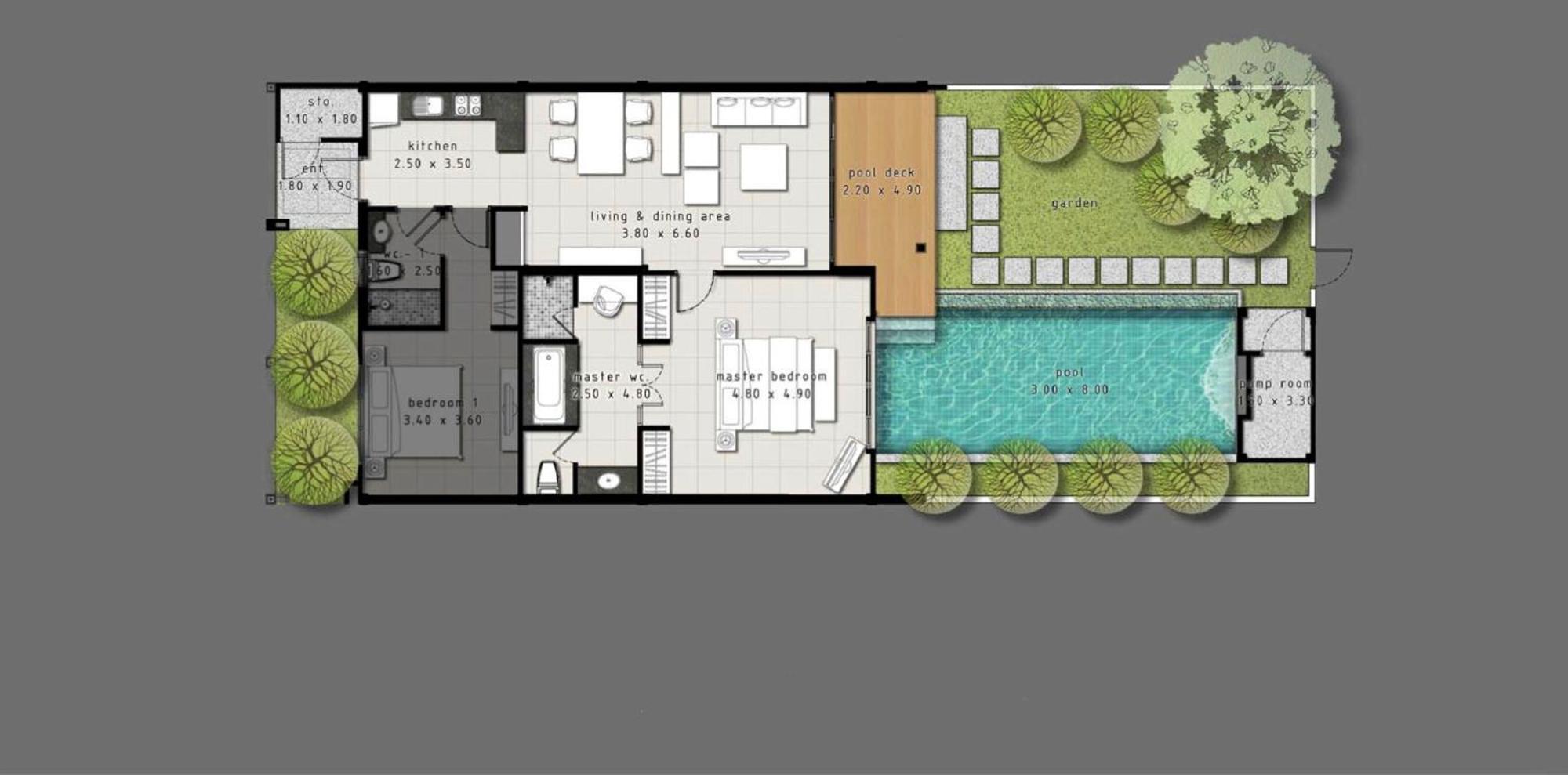 Two Bedroom Onyx Villa Nai Harn Exterior foto